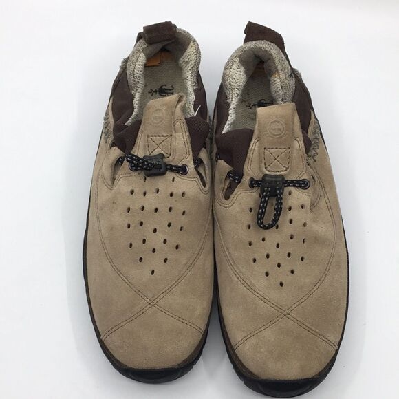 Timberland x Smartwool Tan Suede Slip On Shoes Power Lounger Women’s size 8.5 - Picture 3 of 15